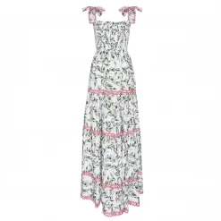 Flora Sardalos Patmos Dress - Olive Womenswear