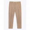 Wax London Alp Smart Check Trouser - Brown