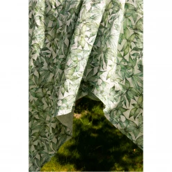 Bertioli By Thyme Hellebore Leaves Linen Table Cloth Table Linens