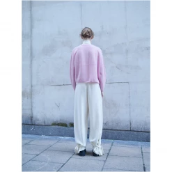 Mandkhai Cropped Cardigan-Light Pink Womenswear