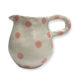 Lomito Large Jug With Pink Dots Ceramics