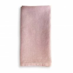 Bertioli By Thyme Table Linens Pale Pink Linen Napkin