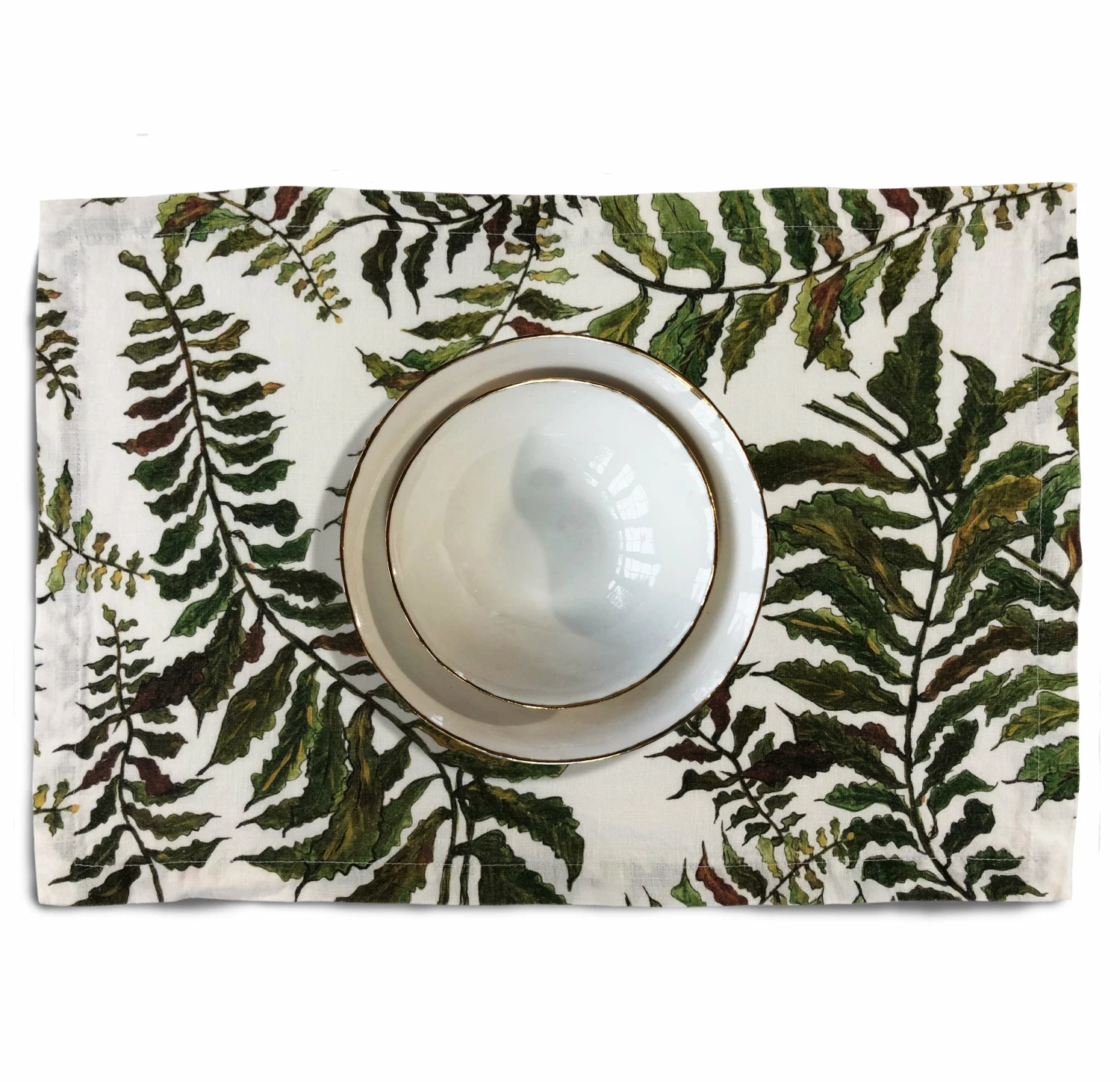 Bertioli By Thyme Fern Placemat 4 Bertioli By Thyme Fern Placemat
