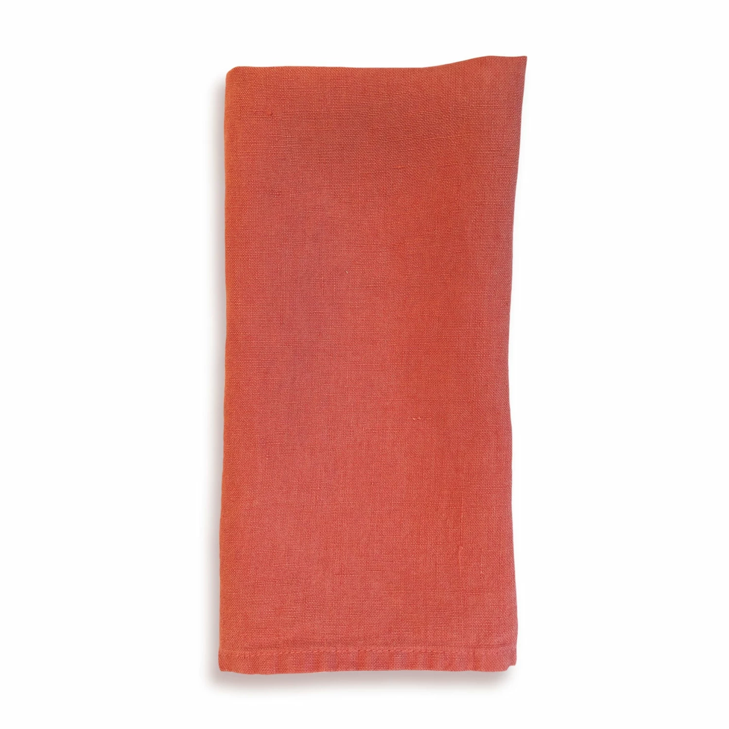 Bertioli By Thyme Orange Rust Linen Napkin 4 Bertioli By Thyme Orange Rust Linen Napkin