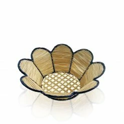 Colombia Collective Woven Tableware Conchita Woven Bowl - Midnight Blue