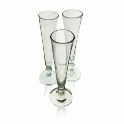 La Maison Dar Dar Recycled Champagne Flute In Clear Drinkware