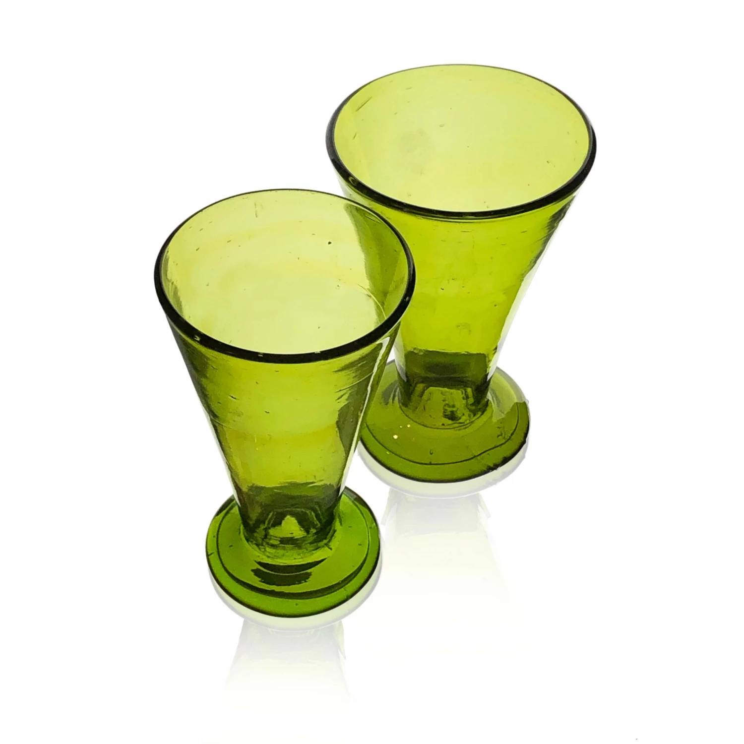 La Maison Dar Dar Recycled Soda Glass In Olive Green Drinkware 4 La Maison Dar Dar Recycled Soda Glass In Olive Green Drinkware