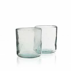 Salaheddin Drinkware Recycled Water Glass- Clear