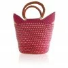 Mmaa Social Market Basket In Pink Bags & Baskets