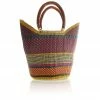 Mmaa Social Martha Hand Basket In Pink/Blue/Yellow Bags & Baskets