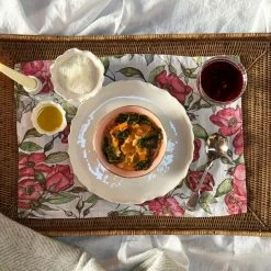 Bertioli By Thyme Table Linens Rosa Rugosa Linen Placemat