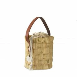Toino Abel Handwoven Reed Bucket Bag Bags & Baskets