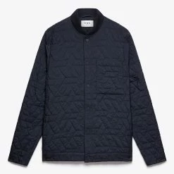 Wax London Menswear Sung Quilted Jacket - Navy