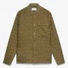 Wax London Menswear Sung Quilted Jacket - Khaki