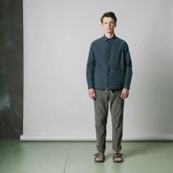 Kestin Armadale Overshirt In Graphite Menswear