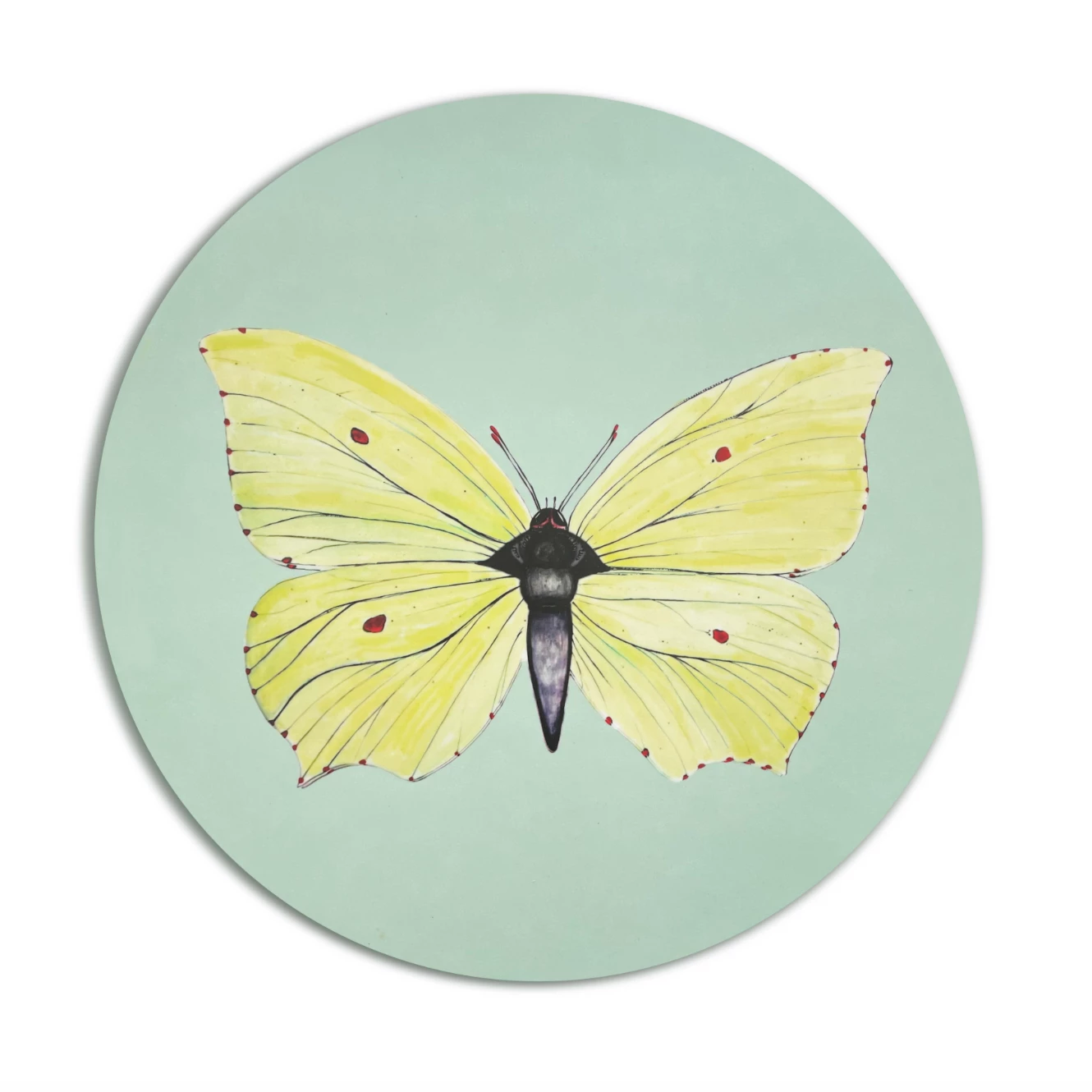 Bell Hutley Brimstone Butterfly Placemat - Yellow 3 Bell Hutley Brimstone Butterfly Placemat - Yellow