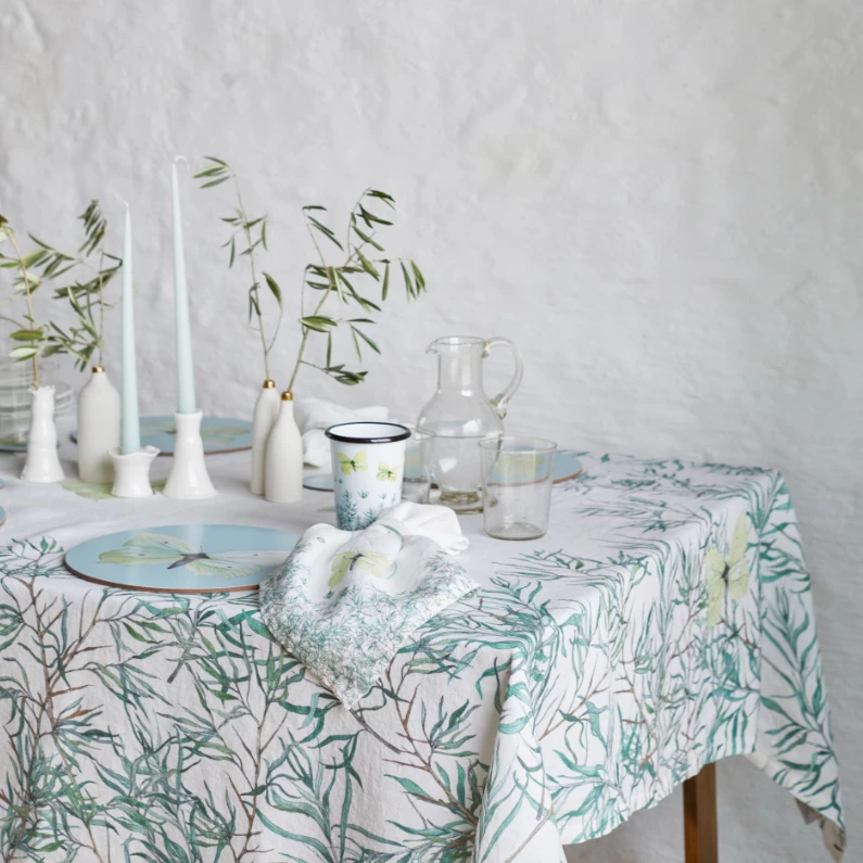 Bertioli By Thyme Brimstone Butterfly And Buckthorn Table Cloth Table Linens 4 Bertioli By Thyme Brimstone Butterfly And Buckthorn Table Cloth Table Linens