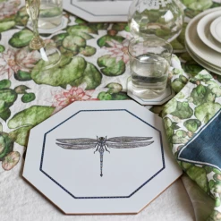 Bertioli By Thyme Table Linens Pre-Order Dragonfly And Waterlily Table Cloth 9 Bertioli By Thyme Table Linens Pre-Order Dragonfly And Waterlily Table Cloth