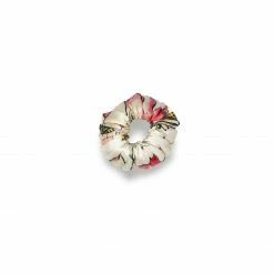 Bertioli By Thyme Silk Scrunchie In Pink Rose
