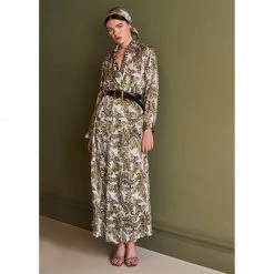 Bertioli By Thyme Silk Head Scarf In Fern