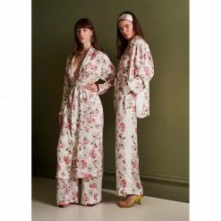 Bertioli By Thyme Silkwear Silk Head Scarf In Pink Rose