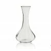 Thyme Glassware Glass Vase With Slim Neck In Smoke