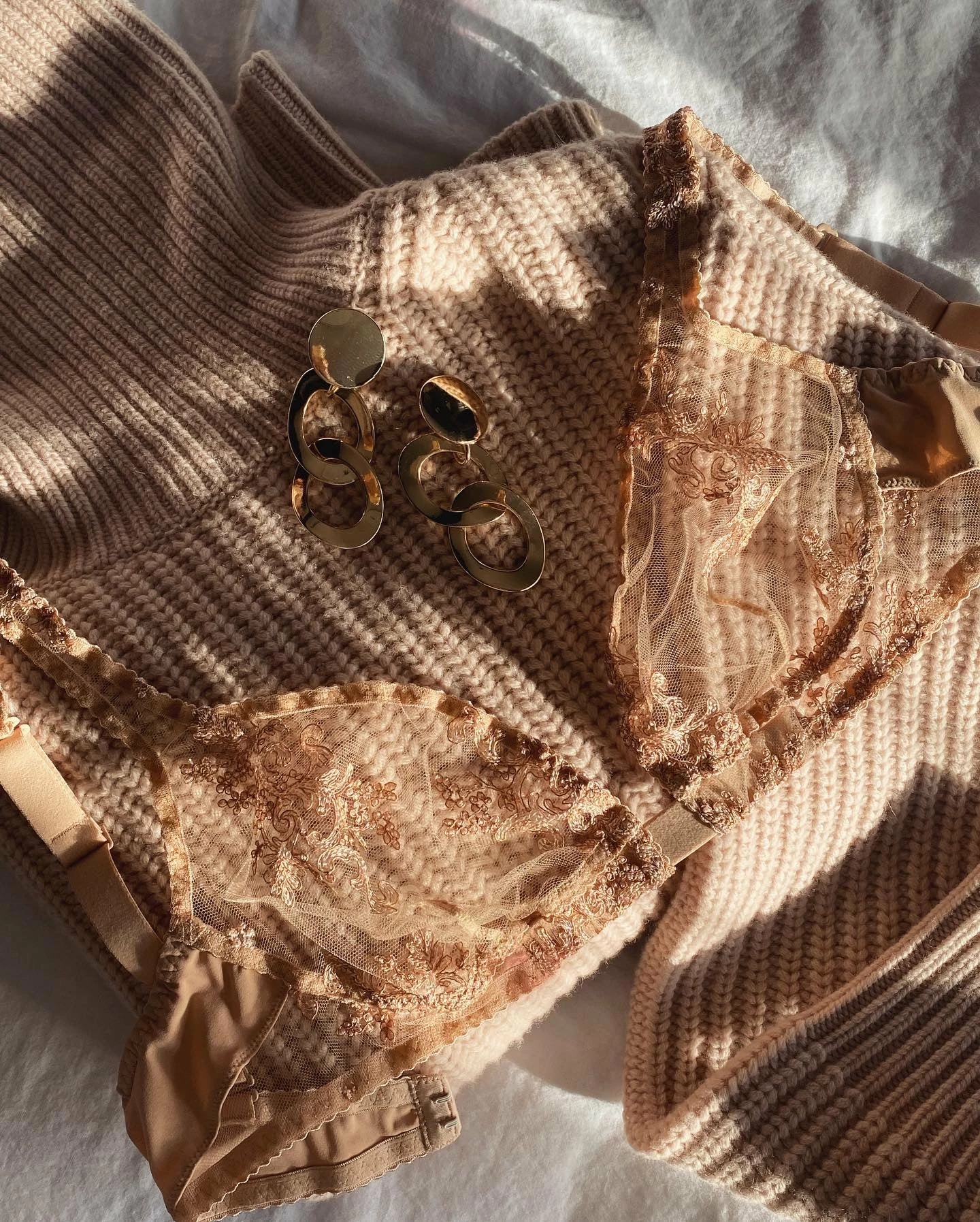 Coutille Soft Slipper Bra In Oat Accessories 5 Coutille Soft Slipper Bra In Oat Accessories