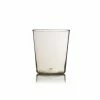 Murano Simple Hand Blown Water Glass In Smoke Drinkware