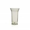 Thyme Flared Neck Glass Vase In Smoke
