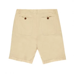 Love Brand Menswear Linen Shorts In Stone