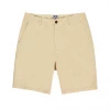 Love Brand Menswear Linen Shorts In Stone