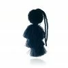 Colombia Collective Accessories Wayuu Pom Pom Tassel- Midnight Blue 1 Colombia Collective Accessories Wayuu Pom Pom Tassel- Midnight Blue