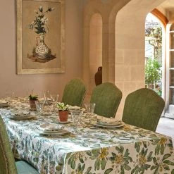 Bertioli By Thyme Table Linens Primrose Linen Table Cloth