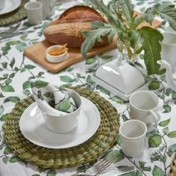 Bertioli By Thyme Cobnut Linen Table Cloth