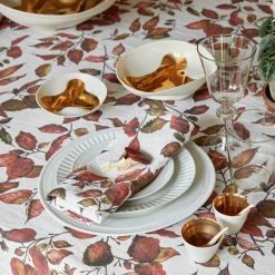 Bertioli By Thyme Copper Beech Linen Napkin Table Linens