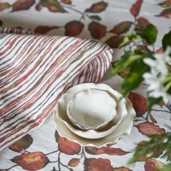 Bertioli By Thyme Table Linens Copper Beech Linen Table Cloth