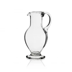 Thyme Traditional Optic Glass Water Jug