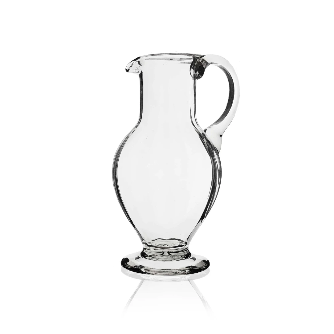 Thyme Traditional Optic Glass Water Jug 3 Thyme Traditional Optic Glass Water Jug