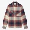 Wax London Whiting Overshirt - Rust Menswear