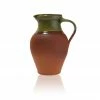 Medium Thyme Farmhouse Water Jug In Green Ceramics