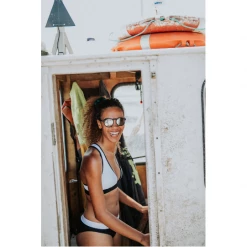 Sport & Swim Davy J Bikini Briefs - Black With White