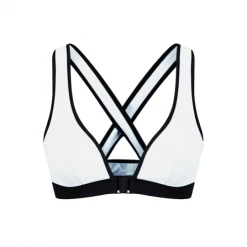 Davy J Bikini Top - Black And White Sport & Swim