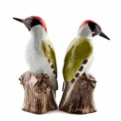 Quail Woodpecker Salt & Pepper Shakers