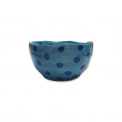 Lomito Ceramics Ceramic Dot Bowl - Blue