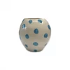 Lomito Ceramics Vase With Blue Dots