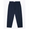 Wax London Kurt Seersucker Trouser - Navy