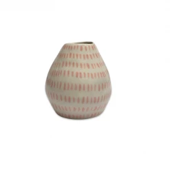 Lomito Bud Vase With Pink Dots