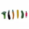 La Galine Set Of 6 Hand Painted Mini Vegetables (Corn) Ceramics