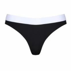 Sport & Swim Davy J Bikini Briefs - Black With White