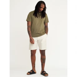 Wax London Menswear Holm Cotton Shorts - Natural